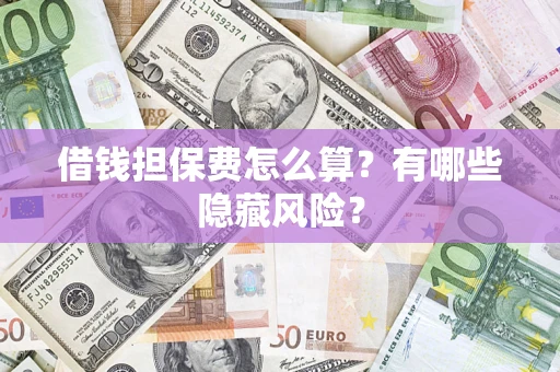 济南借钱担保费怎么算？有哪些隐藏风险？