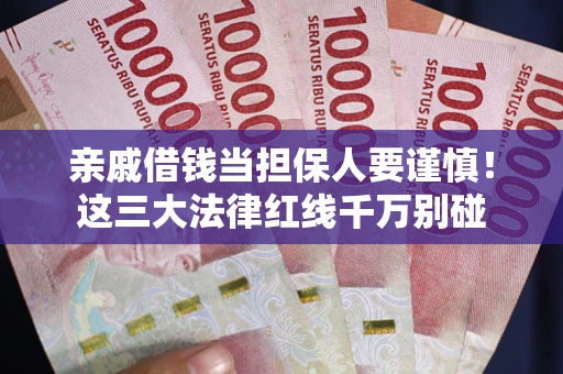 济南亲戚借钱当担保人要谨慎！这三大法律红线千万别碰
