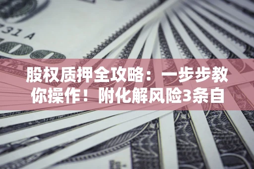 济南股权质押全攻略：一步步教你操作！附化解风险3条自救法则