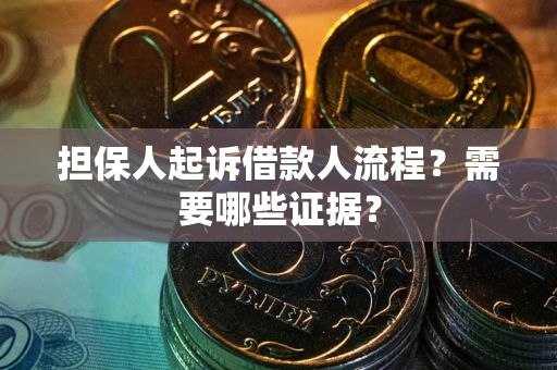 济南担保人起诉借款人流程?需要哪些证据? 济南担保人起诉借款人流程?需要哪些证据?